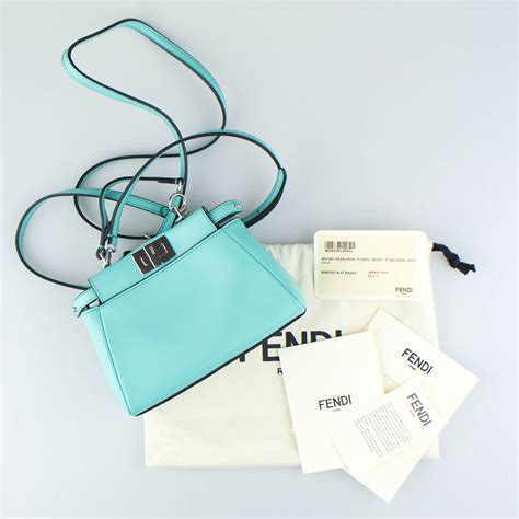 fendi peekaboo turquoise|fendi peekaboo.